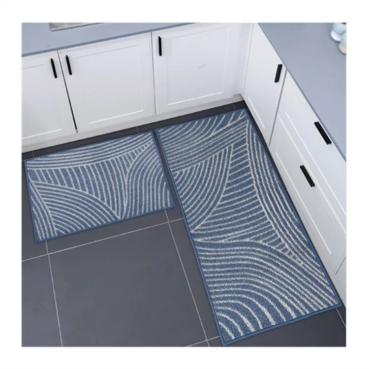 

Support Custom Washable Non-slip Kitchen Floor Mat Bedroom Bedside Area Rugs Waterproof Carpet Bathroom Entrance Door Mat