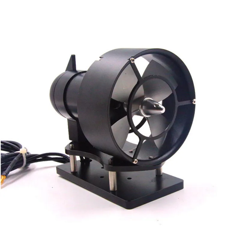 

DS-02 PRO IPX8 27V 12KG thrust waterproof azimuth thruster 24V 900W CNC metal ROV for RC boat robot submarine