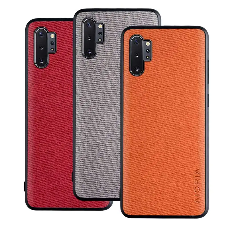 

Custom For Samsung Note 10 Plus CASE Back Cover Fabric Design Wholesale