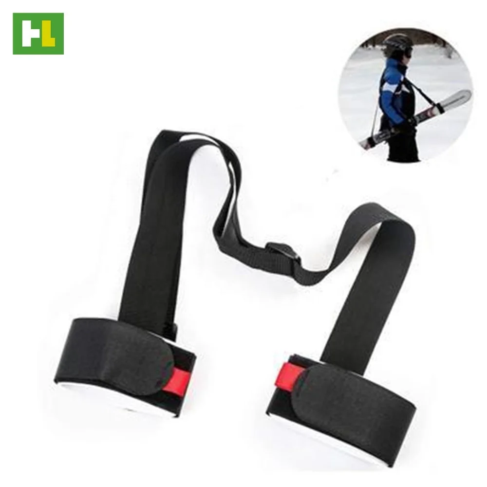 
Durable adjustable polyester/nylon webbing shoulder carry ski pole carrier strap 