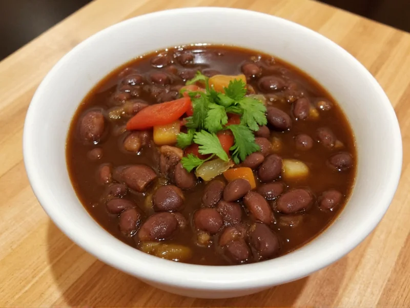 vegetarian black bean soup