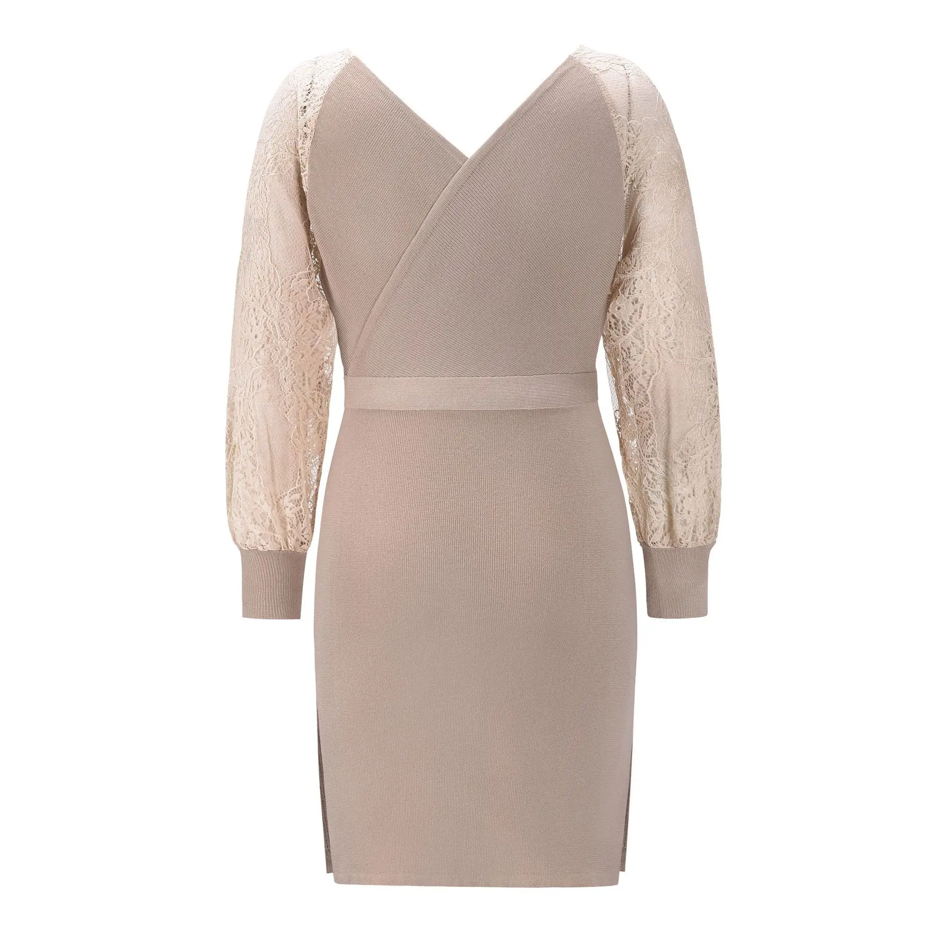 

Winter Autumn Long Sleeves Miini Lady Office Women Dresses