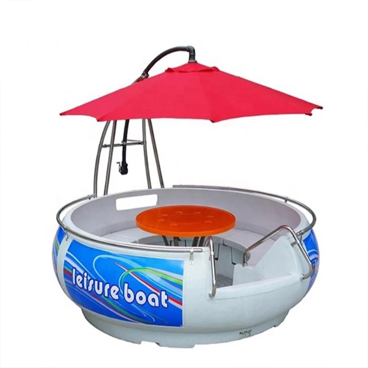 

Electric sightseeing boat/leisure water BBQ grill with CE approve, Picture color