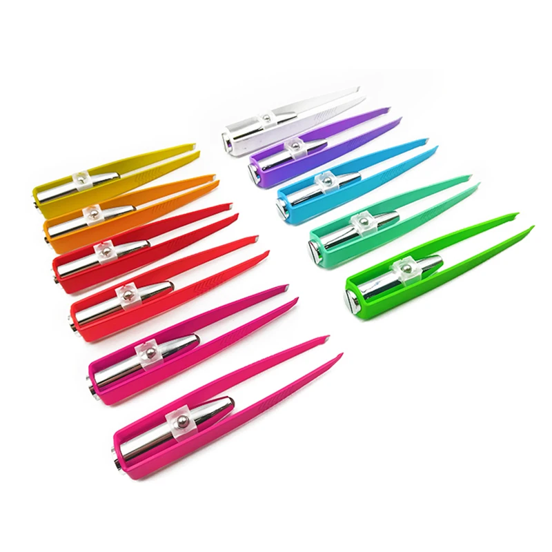 Best Stainless Steel Eyebrow Tweezers With Led Light Buy Tweezers