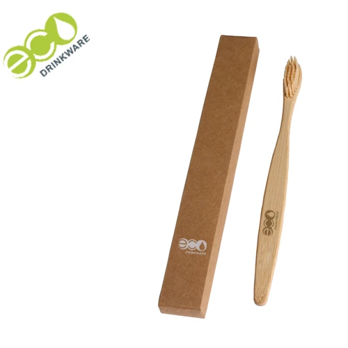 

Wholesale bpa free custom eco friendly organic bamboo travel toothbrush with logo