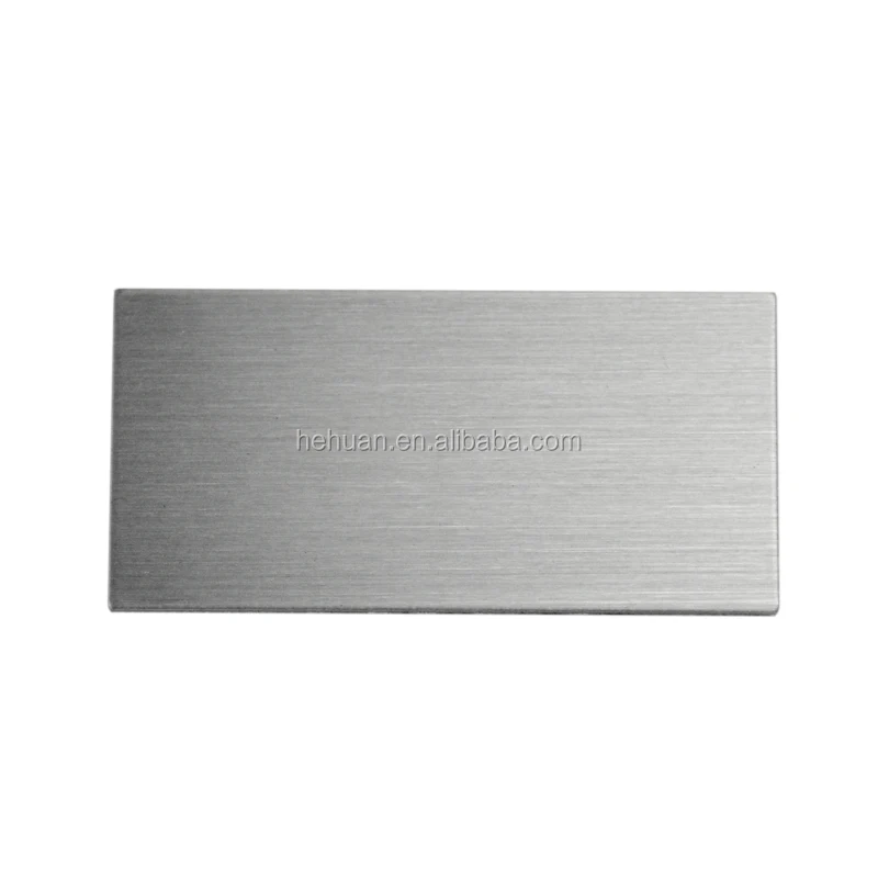 100 Silver Anodized Aluminum Business Card Blanks Laser Engraving Metal Stamping 