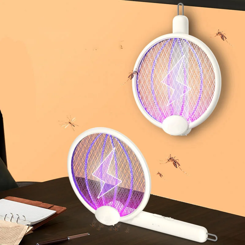 

Wall Mountable Electric Anti Insect Light Killing Mosquito Racket Foldable