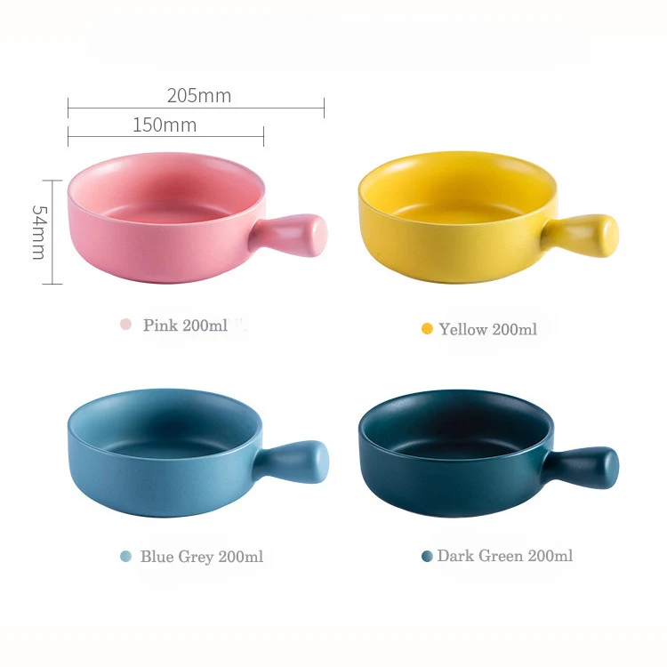 Hot sale new design multi-color durable round shape porcelain noodle bowl with handle.jpg