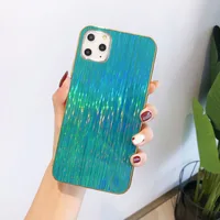 

OTAO Wholesale Cover Case For iphone 11 Pro MAX XS XR X 8 7 Plus Electroplate Coloful Shining Phone Case TPU PC Bumper Caso