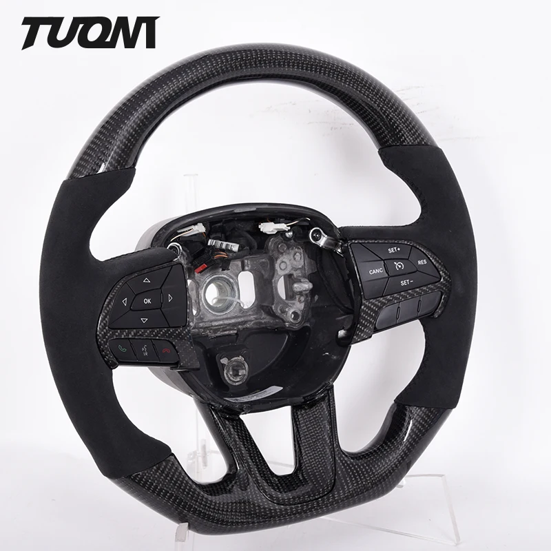 

New design 100 real carbon fiber steering wheel for dodge viper