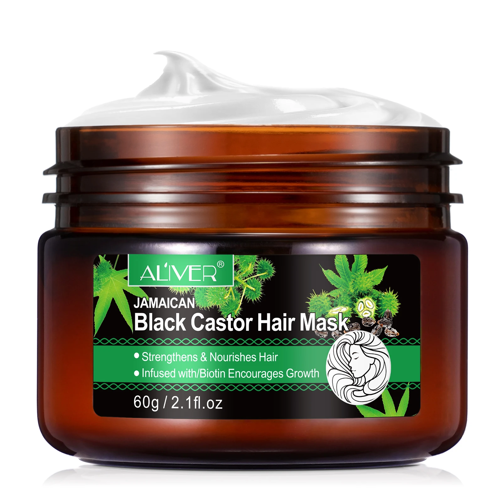 

Natural Professional Collagen Black Castor Oil Hair Mask For Hair Care