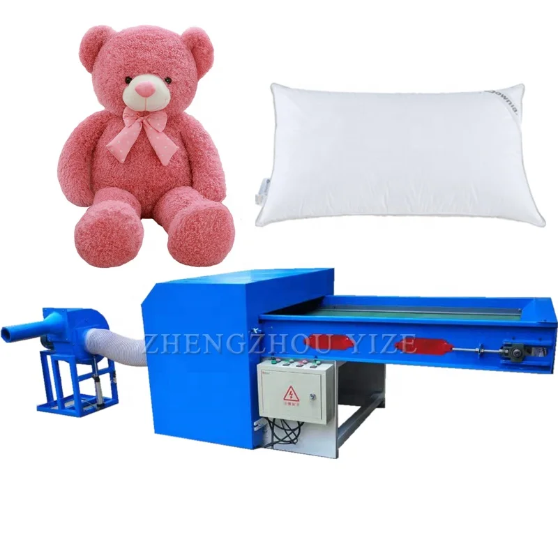 
Automatic micro polyester fiber opening wool carding and pillow filling machine pp cotton bale opener machine  (60603055271)