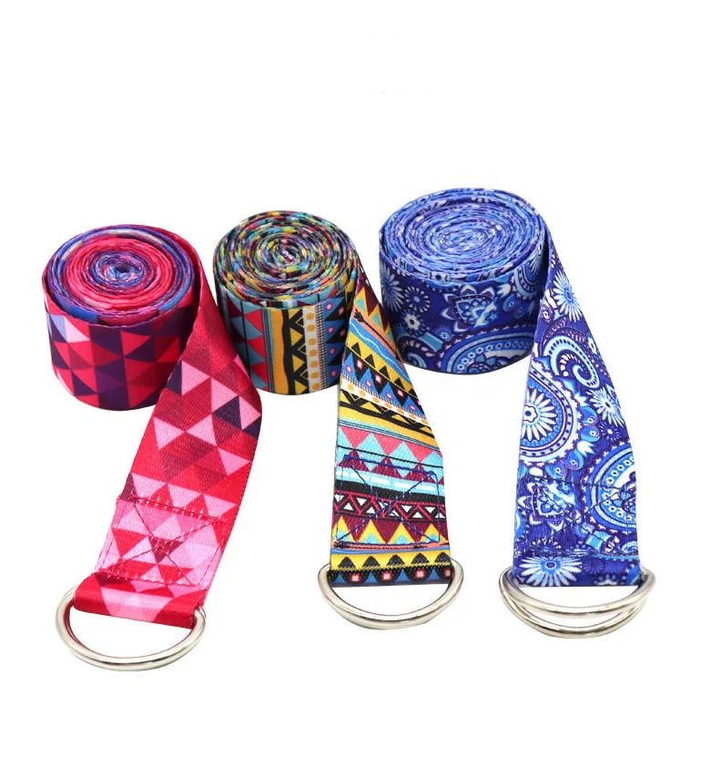 

Colorful Yoga Belt Strap Fitness Accessories yoga door stretch belt for Yoga auxiliary training, As the picture show