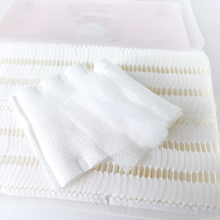 

RTS eco-friendly natural 100% Pure Facial Clean Washable disposable Makeup cotton Face Pads