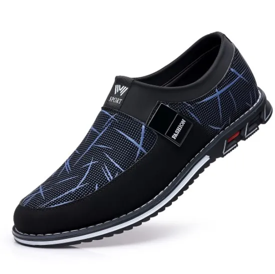 

up-1143J 2021 New Fashion Slip on Men Flat Sport Shoes Casual Business Shoes for Men