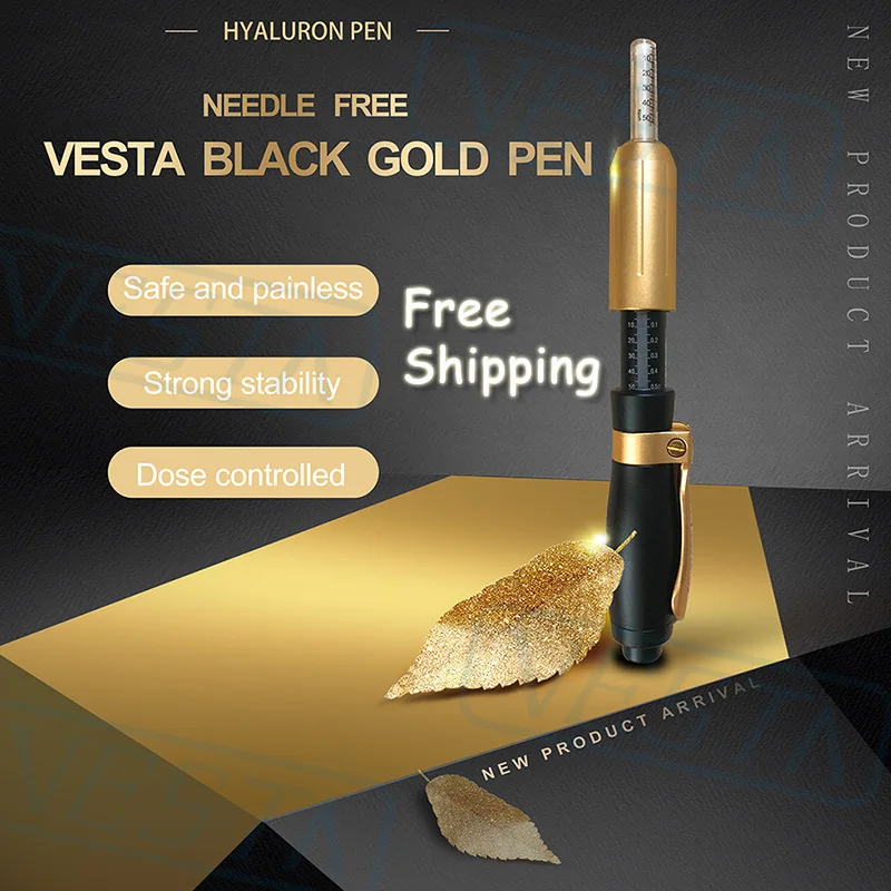 

Free Shipping Vesta Most Popular Hyaluronic Injection Pen Needle Free Hyaluronic Mesotherapy Pen For Skin Care