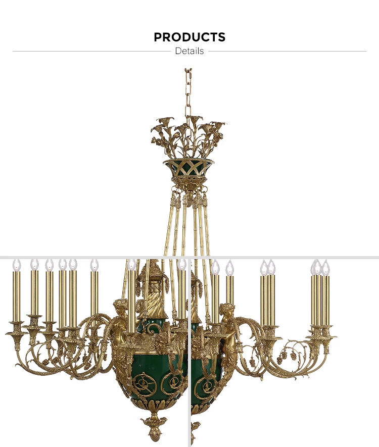 green global empire hanging light chandelier