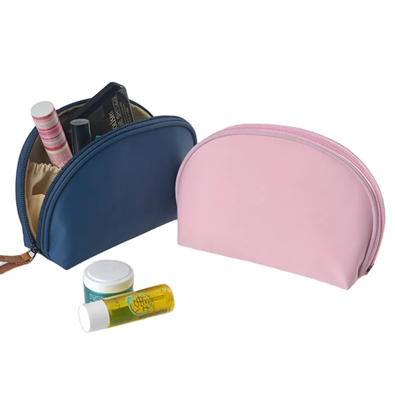 

2022 New Korean Female Travel Cosmetics Semicircle Shell Bag Essential Oil Bag Customization, 14 colors