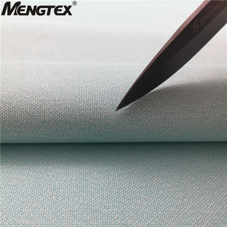 
Green Backpack fabric cut resistant cutproof fabric anti theft fabric for bag 