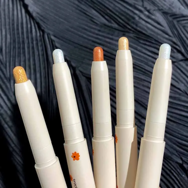 

Private Label Hot Sale Waterproof Double Color Shimmer Eye shadow Stick Eyeshadow Pen, 5 color types