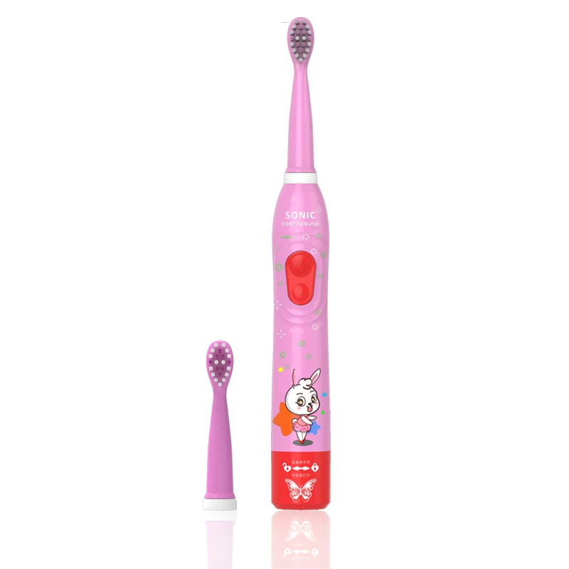 

Kids Smart Sonic Electric Toothbrush Escova De Dente Sonic Vibration Electrique Tartar Removal Sikat Gigi Electric Tooth Brush, Blue, pink