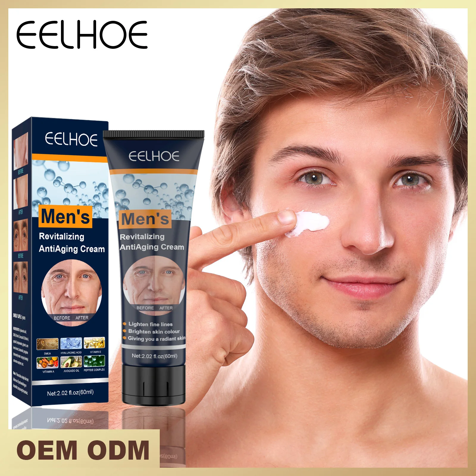 

eelhoe Anti-wrinkle Anti-aging Face Cream Repair Line Fine Moisturizing Repair Cream 60ml Anti-UV Whitening Anti-wrinkle Cream