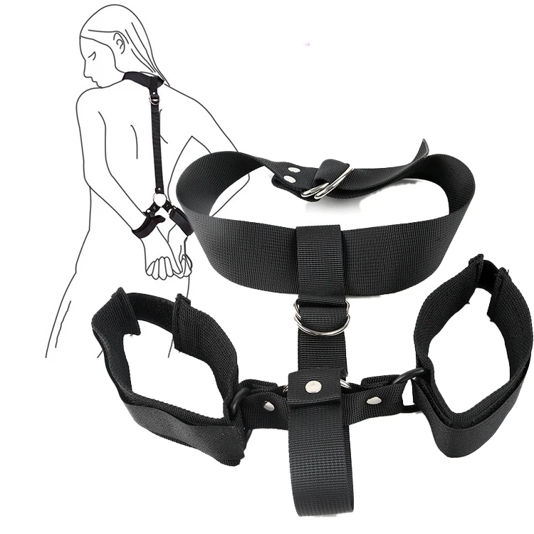 Wholesale Bdsm Bondage Set Sex Toys For Women Couples Restraints Slaves In Bed Handcuffs & Ankle Cuff Mouth Gag Erotic Fetish