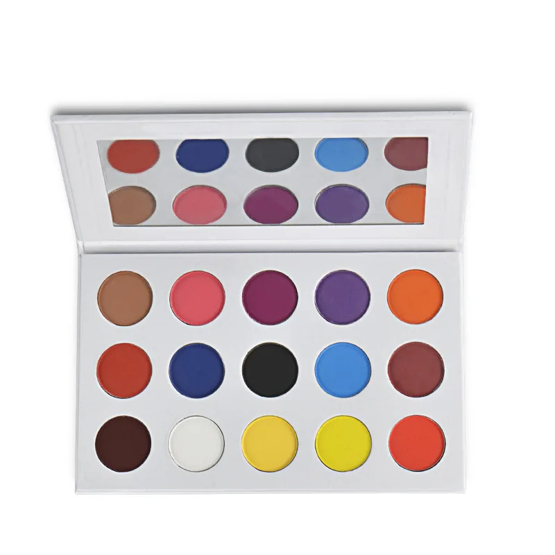 

Private Label Make Up Cardboard Eyeshadow Pressed Mix Matte Glitter Eyeshadow Palette No Brand