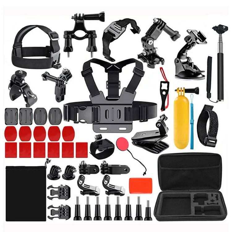 

gopros accessories set for go pro heros8 7 6 5 4 kit 3 way selfie stick Eken h8r xiaomi yi