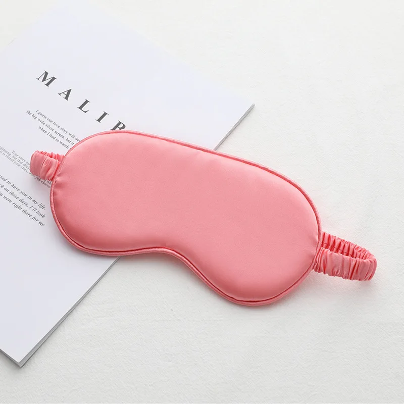 

Silk Sleep Eye Blindfold Watermelon Red Color Durable High Glossy China Factory