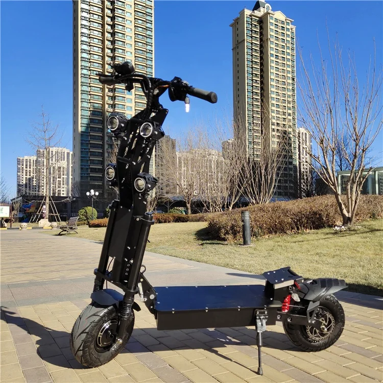 

realmax st-13 High Configuration 13inch 8000W 80AH lithium battery powerful Electric Scooters With seat, Black