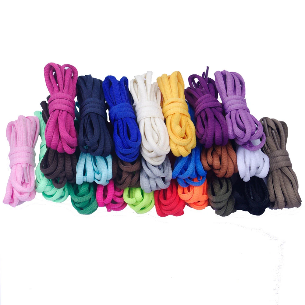 

Wholesale Flat Athletic Shoelace Oval Shoe Lace for Running Sport Shoes 160 CM