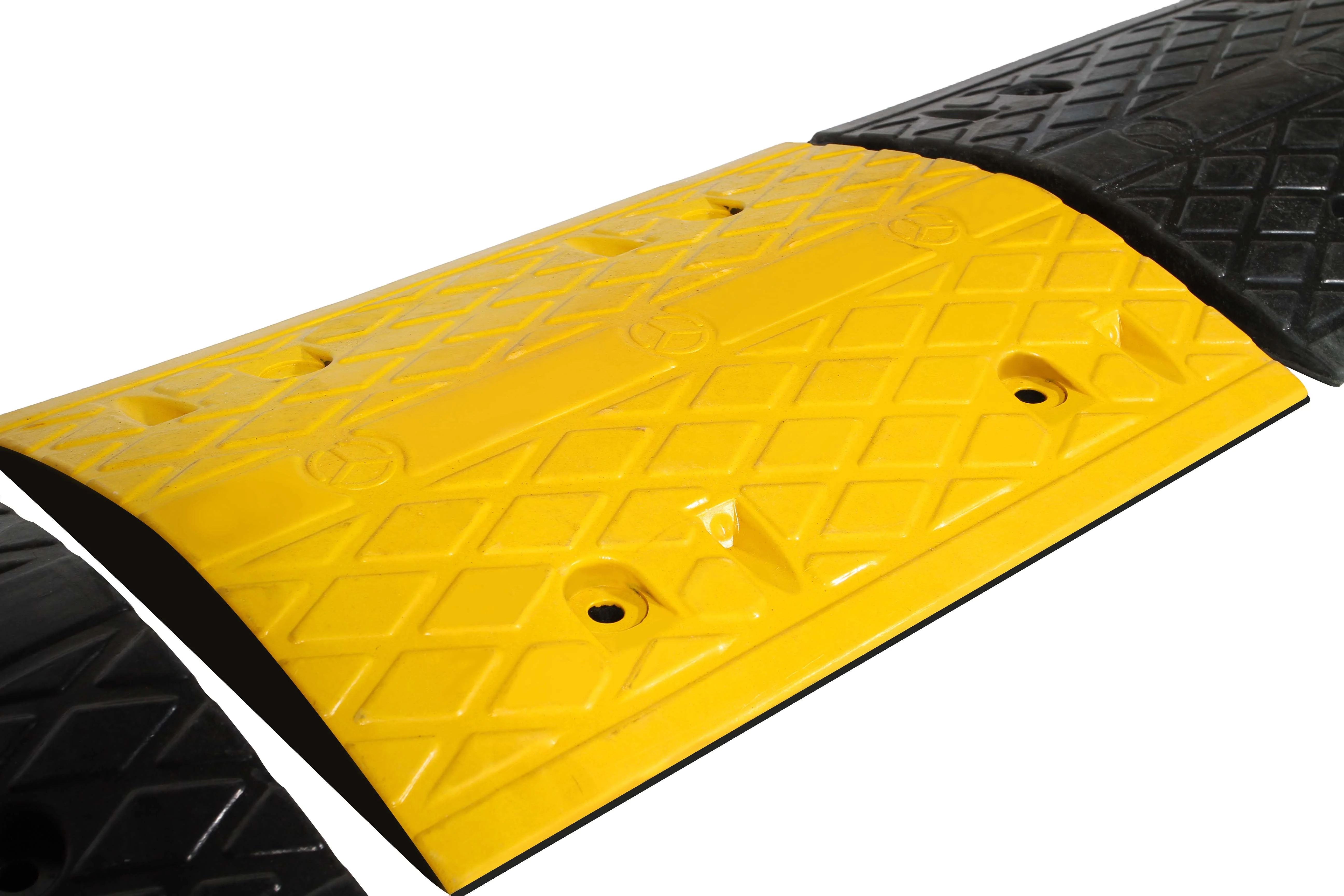 high visibility road speed ramp for safety rubber speed bump