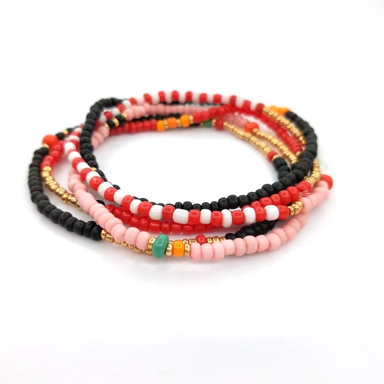 

Latest fashion glass Miyuki Friendship Bracelets seed beads bracelets for women, As picture