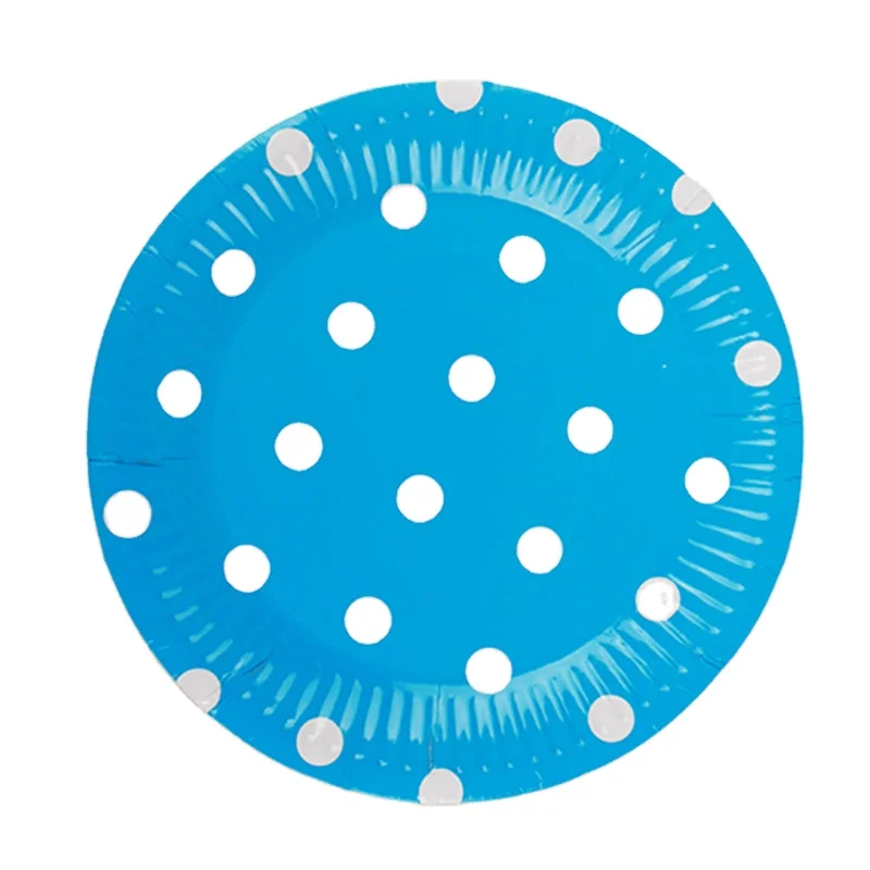 

Birthday party wedding  sizes cheap disposable paper plate manufacturer, Colorful