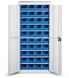 Cabinet With Plastic Storage Bins With Door Buy Metal Storage