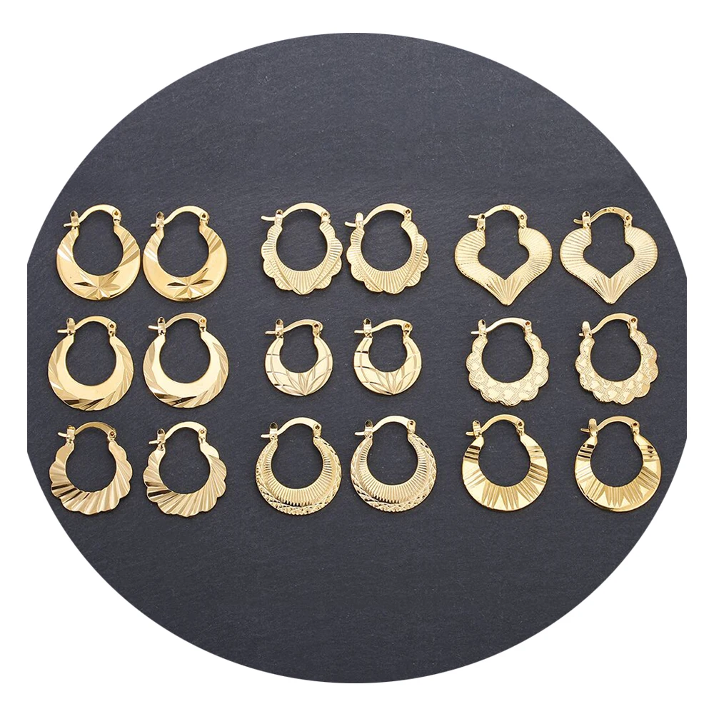 

Ethlyn Hot Selling Ethiopian /African Cute Earrings Copper Alloy Material Ear Stud Earrings Fashion Hoop Earring Designs E102