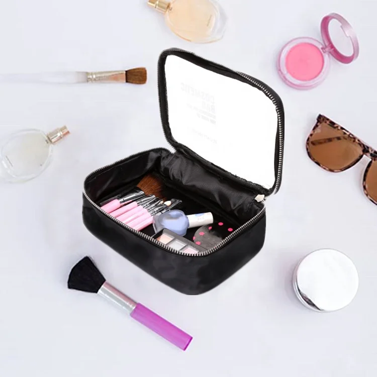 

Hot-sale Custom Makeup Travel Transparent PU Cosmetic Pouch Case Clear PVC Bag With Zipper, Customized color
