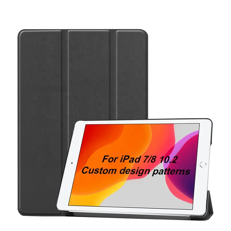

Tablet Case For iPad 7th/8th 10.2 Inch Hard PC Back Soft Edge DIY Tablet Cover