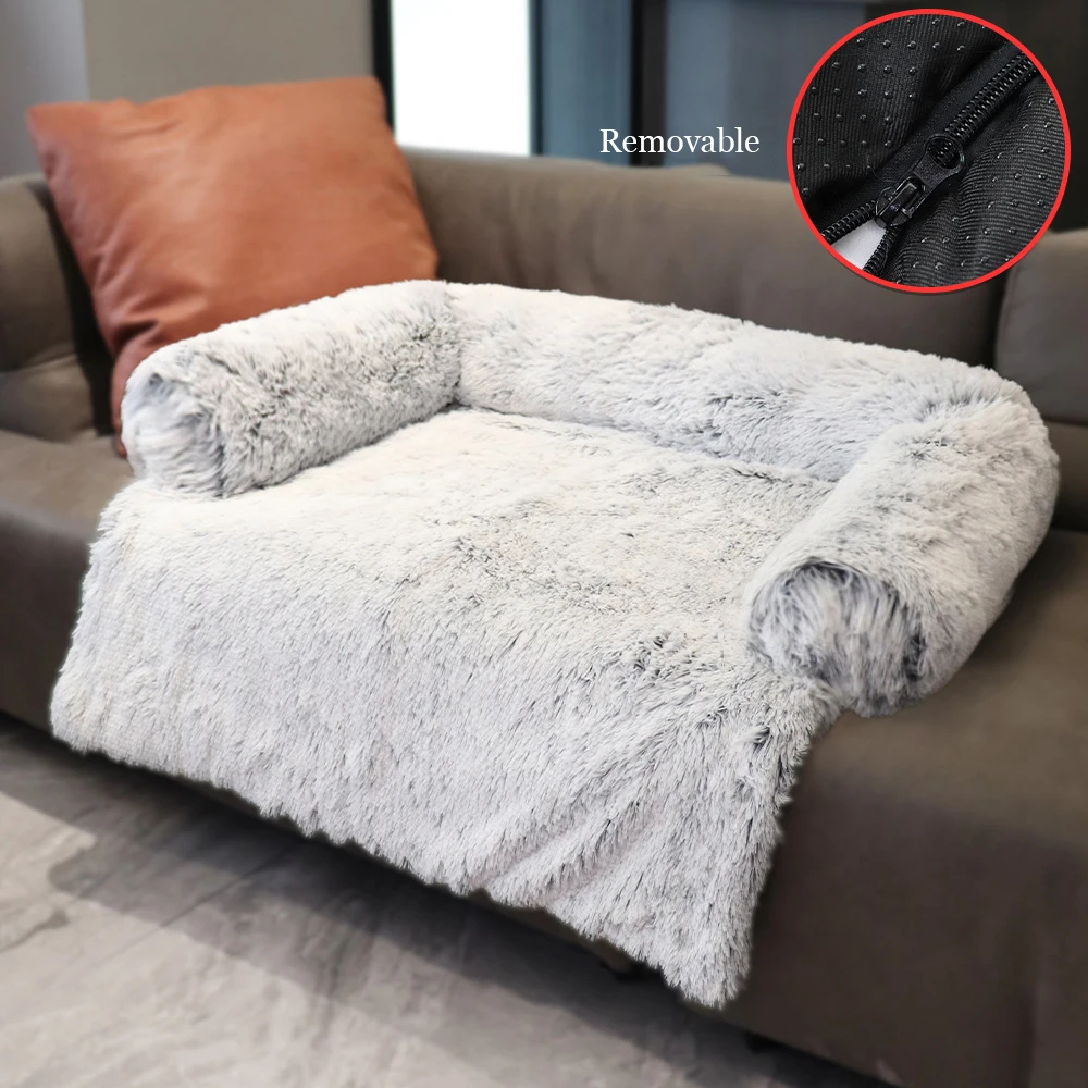 

Large Dog Mat Sofa Dog Bed XXL Pad Blanket Cushion Home Washable Rug Winter Warm Pet Cat Bed Mat For Couches Car Floor Protector