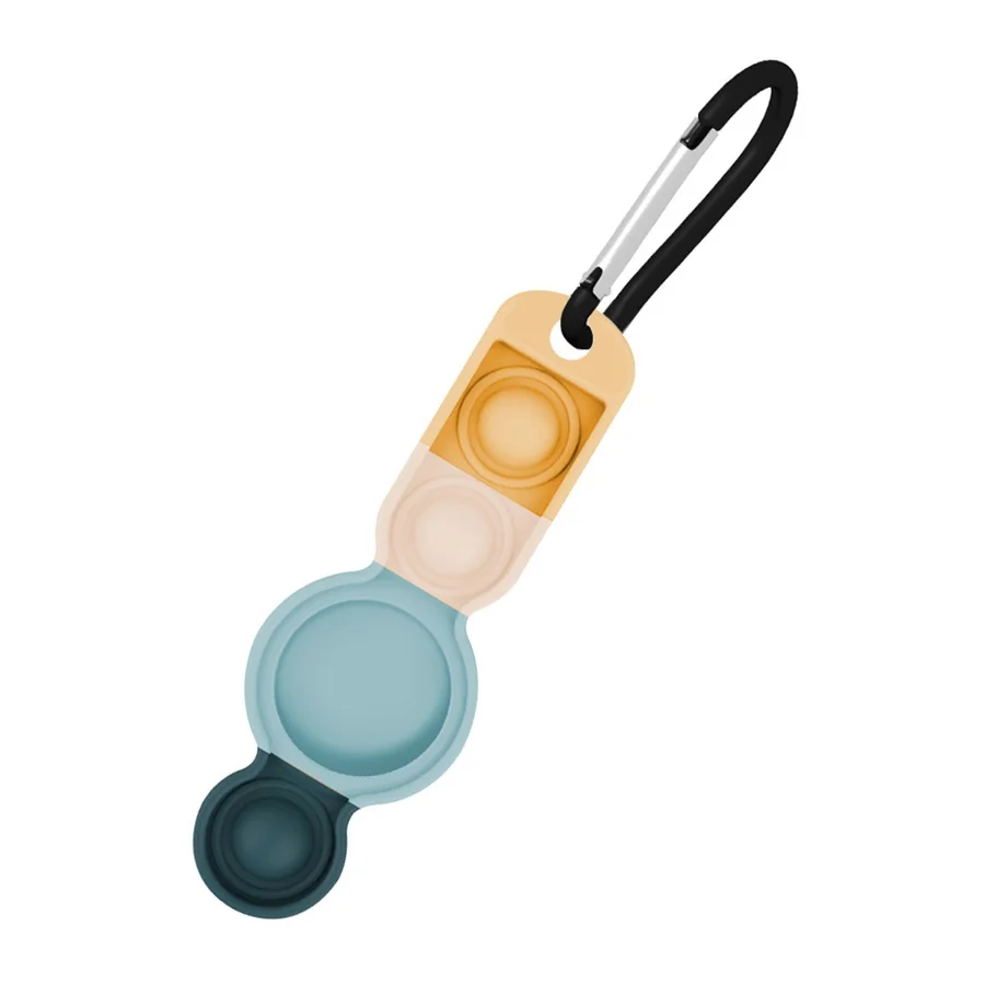 

2021 New Design AirTag Protect Fashion Stress Relief Airtag Keychain Case For AirTag, Customized color