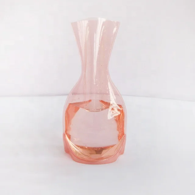 
flexible PVC flower foldable vase for promotion D-V074 