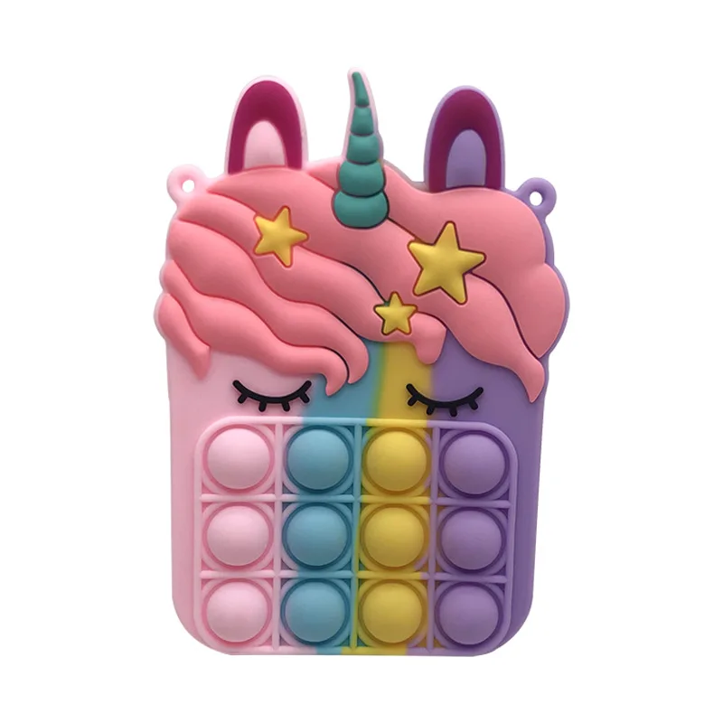 

3D Cartoon Coin Purse bag silicone Bag lanyard Pendant Rubber bag