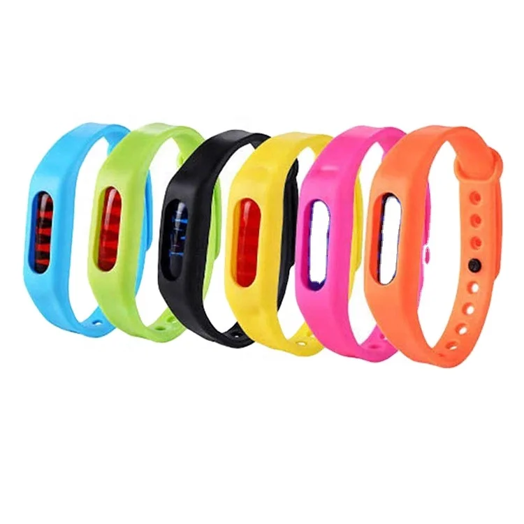 

Environmental Colorful Protection Silicone Wristband Summer Mosquito Repellent Bracelet Anti-mosquito Band Safe for Children