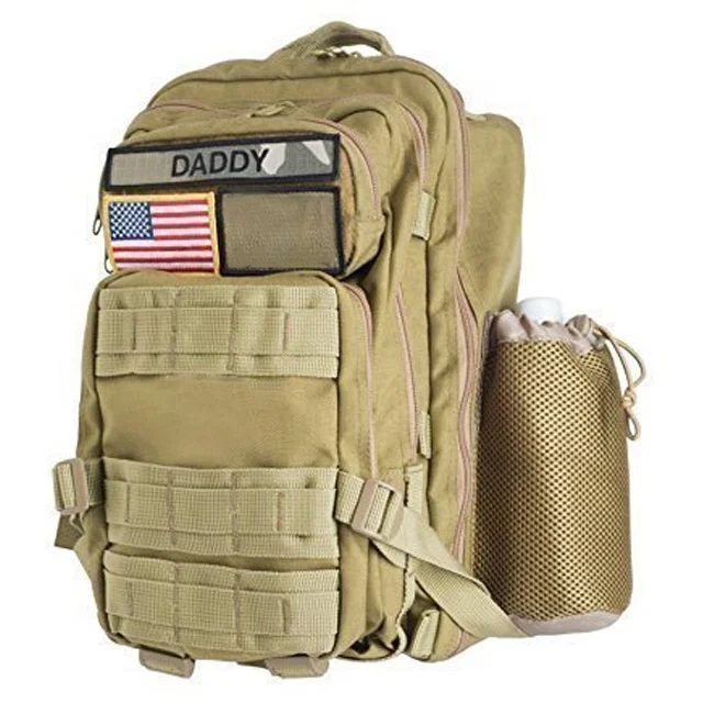 

Heavy Duty Military Grade 600D Polyester Tactical Dad Diaper Bag Backpack