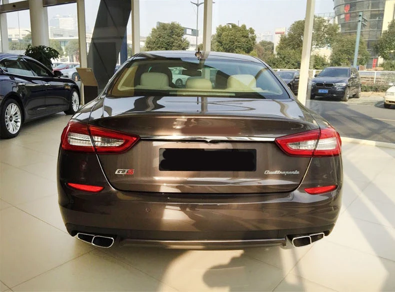 Delicate Muffler Exhaust Pipe System And Tips For Maserati V6 Change To V8 With Valves