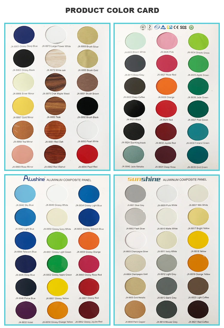 Top Quality Aluminum Board Composite Panel Acp Aluminum Composite Panels Acp Sheet