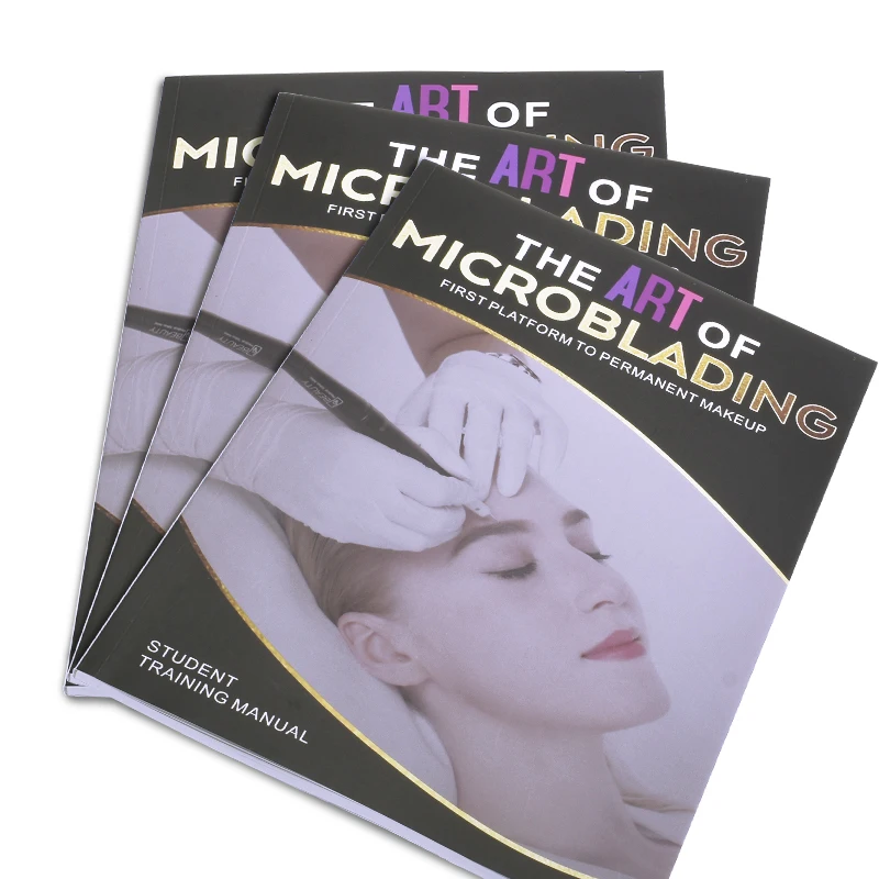 

Eyebrow Permanent Makeup Training Microblading Academy Student Teaching Manual Artist Training Book