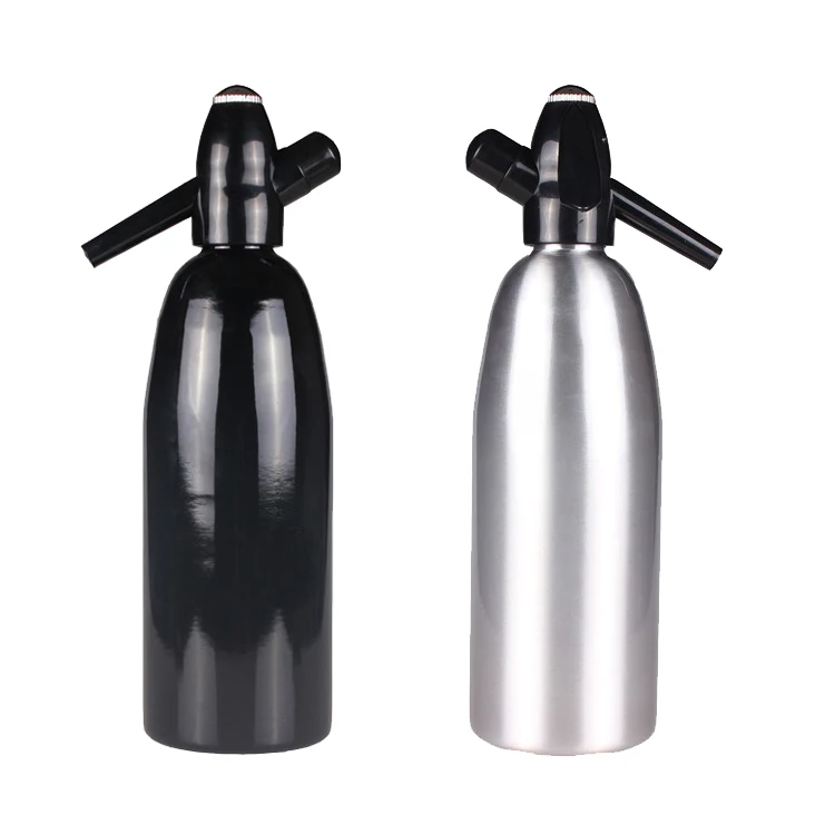 

Hot Sales Aluminum  Aluminum With Plastic Top Custom Soda Siphon