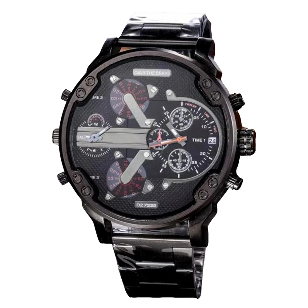 

2021 luxury japan movt quartz watch stainless steel relogio masculino, As pic